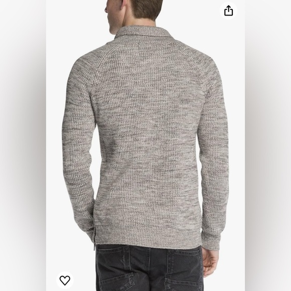 Scotch & Soda Men's Shawl-Collar Sweater with Side Zipper NWT Size Large - Picture 2 of 11